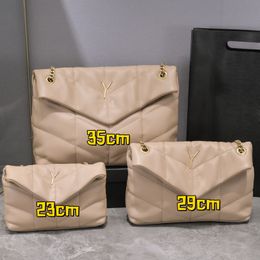 High Quality Fashion Designer Bags Real Leather Messenger Bag Chain Shoulder Crossbody Classic Flap Women Purse